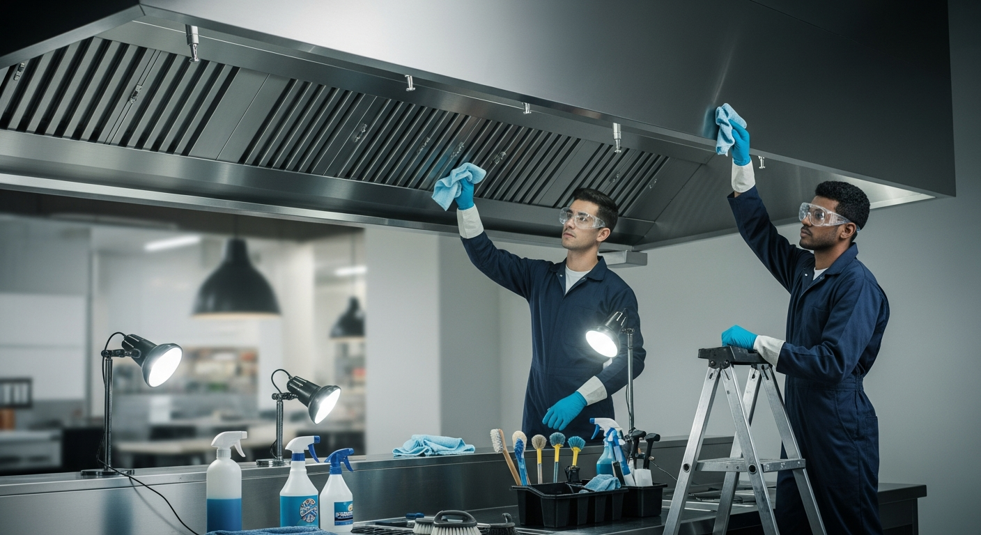 reparatii hote bucatarie - Pericolul Incendiilor în Bucătăriile HoReCa în 2026: Cum Eviți Amenzile ISU și Depunerile de Grăsime